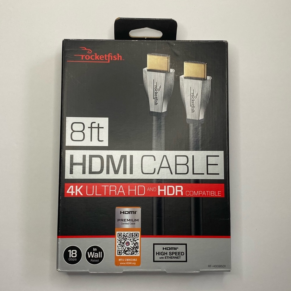 NEW Rocketfish 8ft HDMI Cable